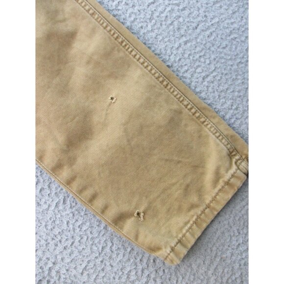 Levi's 514 Jeans Men's 29x30 Tan Beige Denim Pants Straight Leg - Picture 7 of 10